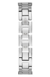 Guess Gala Diamonds Silver Dial Silver Steel Strap Watch for Women - GW0401L1