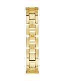 Guess Gala Diamonds Gold Dial Gold Steel Strap Watch for Women - GW0401L2