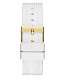 Guess Athena White Dial White Rubber Strap Watch for Women - GW0409L2