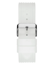 Guess Poseidon Chronograph Rainbow Dial White Silicone Strap Watch For Men - GW0425G4