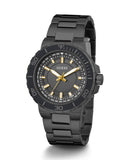 Guess Track Black Dial Black Steel Strap Watch for Men - GW0426G3