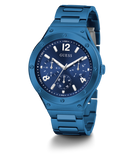 Guess Scope Multifunction Blue Dial Blue Steel Strap Watch for Men - GW0454G4