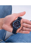 Guess Scope Multifunction Blue Dial Blue Steel Strap Watch for Men - GW0454G4