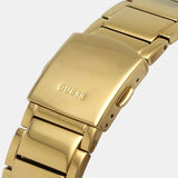 Guess Phoenix Multi Function Black Dial Gold Steel Strap Watch for Men - GW0456G1