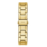 Guess Cosmic Chronograph Gold Dial Gold Steel Strap Watch for Women - GW0465L1