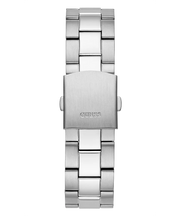Guess Axle Multifunction Black Dial Silver Steel Strap Watch For Men - GW0488G1