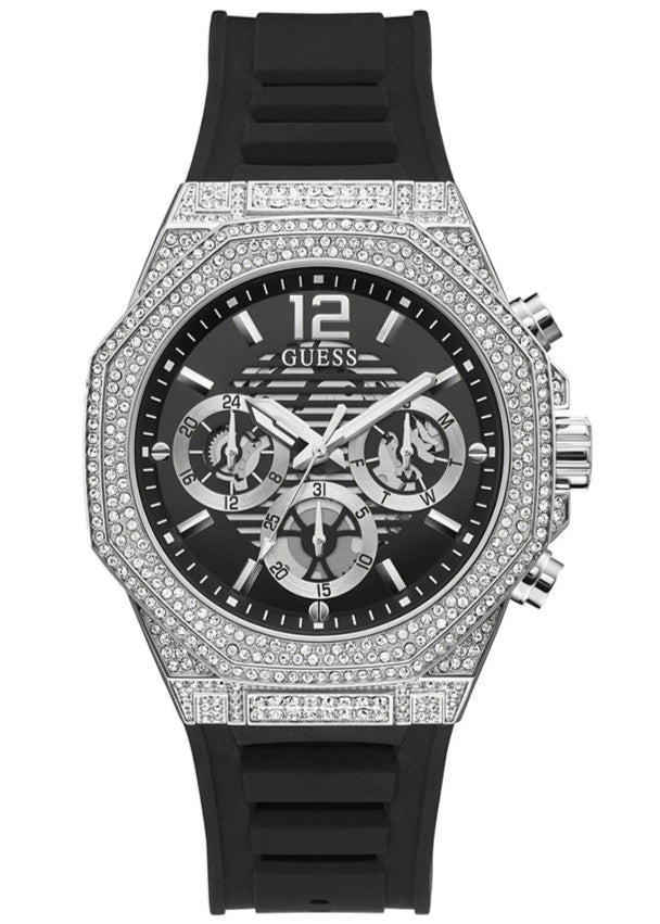 Swarovski Guess Crystal Watch Jam Tangan Pria Guess Momentum