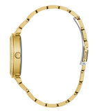 Guess Lily Quartz Gold Dial Gold Steel Strap Watch For Women - GW0528L2