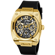 Guess Prodigy Black Dial Black Silicone Strap Watch For Men - GW0569G2