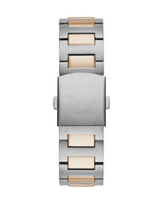 Guess Headliner Multifunction Blue Dial Two Tone Steel Strap Watch For Men - GW0572G4