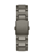 Guess Headliner Quartz Black Dial Grey Steel Strap Watch For Men - GW0572G5