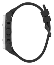 Guess Formula Chronograph Black Dial Black Silicone Strap Watch For Men - GW0579G1