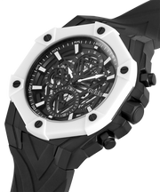 Guess Formula Chronograph Black Dial Black Silicone Strap Watch For Men - GW0579G1