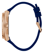 Guess Asteria Multifunction Blue Dial Blue Rubber Strap Watch For Women - GW0620L3