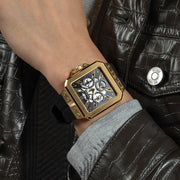 Guess Leo Multifunction Black Dial Black Silicone Strap Watch For Men - GW0637G2
