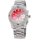 Guess Confetti Diamonds Silver Dial Silver Steel Strap Watch for Women - W0774L7