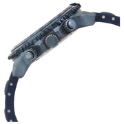 Guess Delta Blue Dial Blue Silicone Strap Watch for Men - GW0051G4