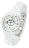 Chanel J12 Diamonds Quartz Mother of Pearl White Dial White Steel Strap Watch for Women - J12 H2570