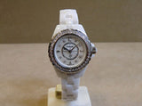 Chanel J12 Diamonds Quartz White Dial White Steel Strap Watch for Women - J12 H2572