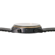 Tissot T Classic PR 100 Chronograph Anthracite Black Dial Black Mesh Bracelet Watch For Men - T101.417.23.061.00