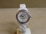 Chanel J12 Quartz Diamonds Mother of Pearl White Dial White Steel Strap Watch for Women - J12 H3243