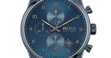 Hugo Boss Skyamaster Chronograph Blue Dial Blue Mesh Bracelet Watch for Men - 1513836