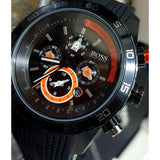 Hugo Boss Motorsport Special Edition Black Dial Black Rubber Strap Watch For Men - HB1512662