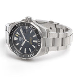 Tag Heuer Aquaracer Caliber 5 Black Dial Silver Steel Strap Watch for Men - WAY201A .BA0927