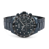 Hugo Boss Hero Sport Lux Chronograph Blue Dial Blue Steel Strap Watch for Men - 1513758