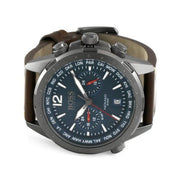 Hugo Boss Nomad Chronograph Blue Dial Brown Leather Strap Watch for Men - 1513773