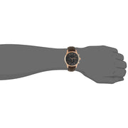 Hugo Boss Jet Chronograph Grey Dial Brown Leather Strap Watch for Men - 1513281