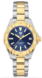 Tag Heuer Aquaracer 32mm Blue Dial Two Tone Steel Strap Watch for Women - WBD1325.BB0320