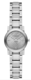 Burberry The City Silver Dial Silver Steel Strap Watch for Women - BU9213