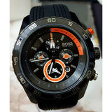 Hugo Boss Motorsport Special Edition Black Dial Black Rubber Strap Watch For Men - HB1512662