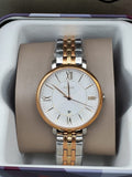 Fossil Jacqueline White Dial Two Tone Steel Strap Watch for Women - ES3844