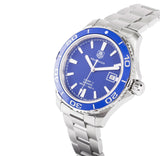 Tag Heuer Aquaracer Calibre 5 Automatic Blue Dial Silver Steel Strap Watch for Men - WAK2111.BA0830