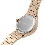 Michael Kors Everest Chronograph Silver Dial Rose Gold Steel Strap Watch For Women - MK7213