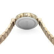 Hugo Boss Flawless Chronograph Silver Dial Rose Gold Steel Strap Watch for Women -1502531