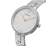 Swarovski Cosmopolitan Diamond Powder Silver Dial Silver Steel Strap Watch for Women - 5517807