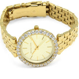 Michael Kors Darci Analog Gold Dial Gold Steel Strap Watch For Women - MK4513