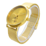 Michael Kors Irving Quartz Gold Dial Gold Mesh Strap Watch For Men - MK8741