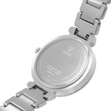 Guess Lily Quartz Silver Dial Silver Steel Strap Watch For Women - GW0528L1