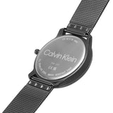 Calvin Klein Minimal Grey Dial Grey Mesh Bracelet Watch for Men - K3M517P4