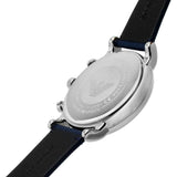 Emporio Armani Luigi Chronograph Blue Dial Blue Leather Strap Watch For Men - AR11451