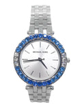 Michael Kors Darci Quartz White Dial Silver Steel Strap Watch For Women - MK4516