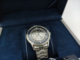 Maserati Ricordo Automatic Skeleton Silver Dial Silver Steel Strap Watch For Men - R8823133005