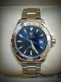 Tag Heuer Aquaracer Blue Dial Watch for Men - WAY2112.BA0928