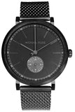 Michael Kors Irving Quartz Black Dial Black Mesh Strap Watch For Men - MK8742