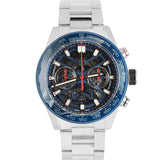 Tag Heuer Carrera Chronograph Blue Dial Silver Steel Strap Watch for Men - CBG2A11.BA0654