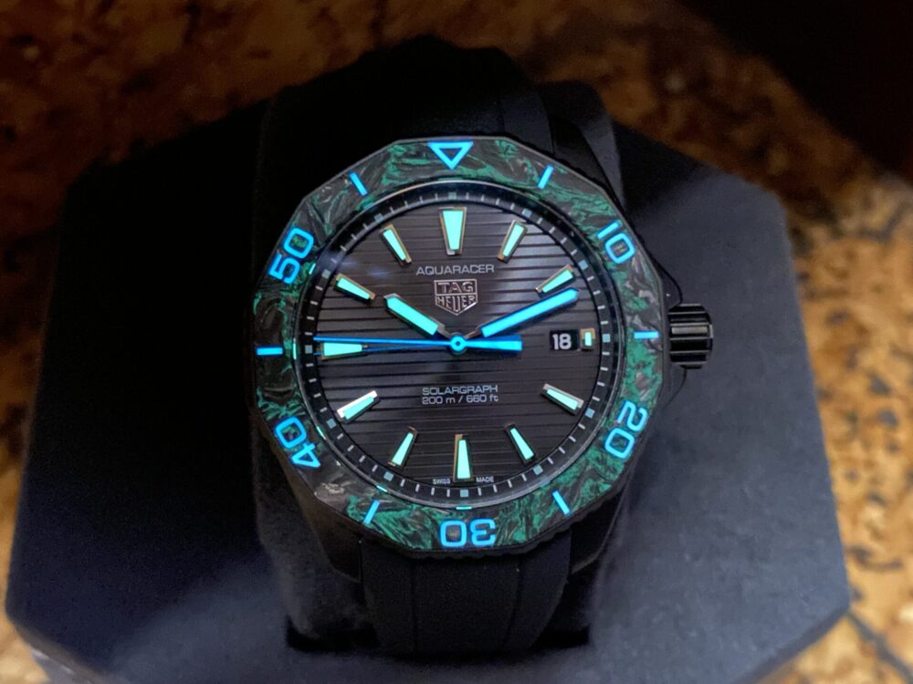 Tag Heuer Aquaracer Professional 200 Solargraph Quartz Black Dial